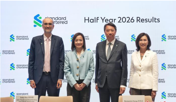 渣打今年上半年盈利47.84亿美元创新高 香港市场成核心支柱